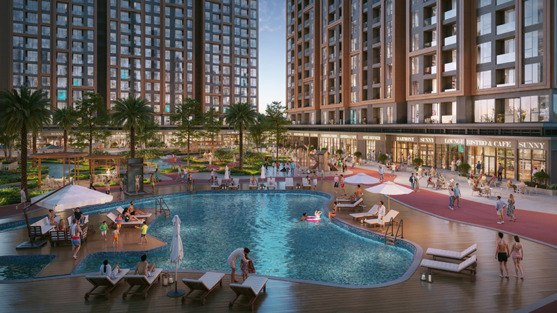 mở bán The Cityon - hơn 50 tiện ích nội khu – một ngày của cư dân